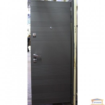 Зображення Двері вхідні металеві ПК 135 права 860 мм смоки софт / лате софт купити в procom.ua