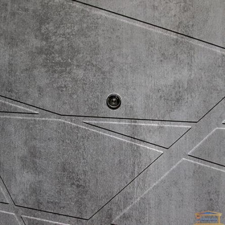 Изображение Дверь метал. Элит Кира 870 бетон пепельный правая купить в procom.ua - изображение 2
