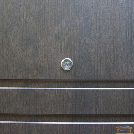Изображение Дверь входная металлическая ПК 09 левая 860 мм венге структ/дуб беленый купить в procom.ua - изображение 3