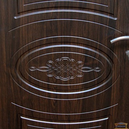 Изображение Дверь метал. Премиум 100 Вена 960 VIN темный орех  левая купить в procom.ua - изображение 2