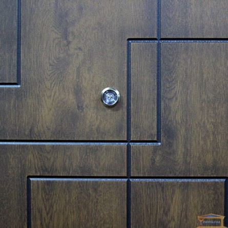 Изображение Дверь входная металлическая ПВ 157 V левая 860мм дуб тем.пат/дуб темн.пати купить в procom.ua - изображение 6