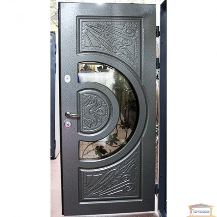 Изображение Дверь метал. Комфорт Адамант 960мм NEWантр. эмаль лев ковка купить в procom.ua - изображение 5