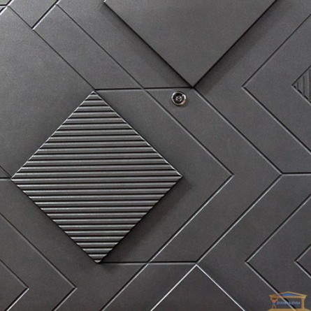 Изображение Дверь метал. Элит Рубин 870 серый металик левая купить в procom.ua - изображение 4