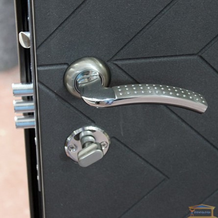 Изображение Дверь метал. Элит Рубин 870 серый металик левая купить в procom.ua - изображение 3