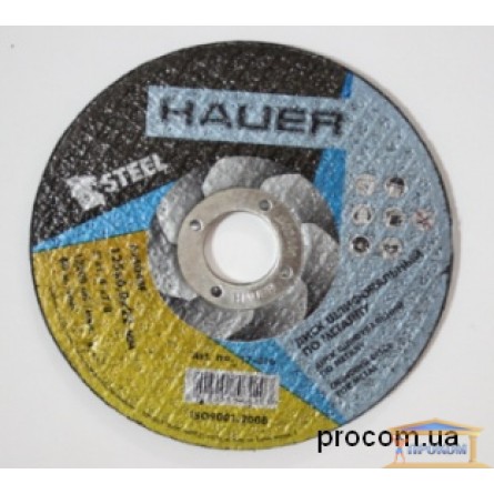 Зображення Диск шліфувальний по металу Hauer 230 6мм купити в procom.ua - зображення 1