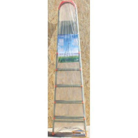 Зображення Драбина на 6 сходинок плоск. профіль 70-136 купити в procom.ua - зображення 2