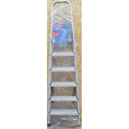 Изображение Лестница стремянка на 6 ступени алюминиевая 70-106 купить в procom.ua - изображение 2