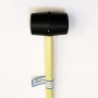 Зображення Молоток гумовий з дерев'яною ручкою, d-55mm 33650 купити в procom.ua - зображення 4