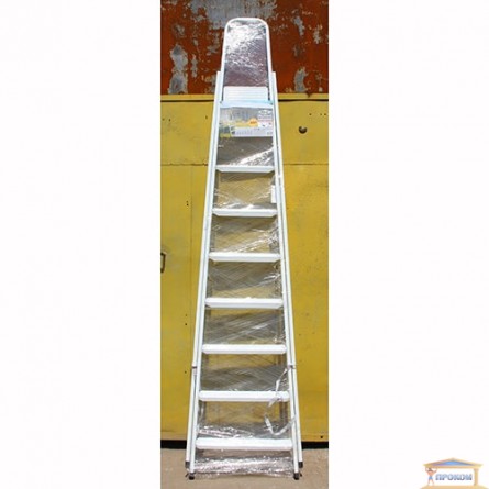 Изображение Лестница стремянка на 8 ступеней WERK 218 металл купить в procom.ua - изображение 2