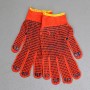 Изображение Перчатки ХБ оранжевые с точкой ПВХ купить в procom.ua - изображение 2