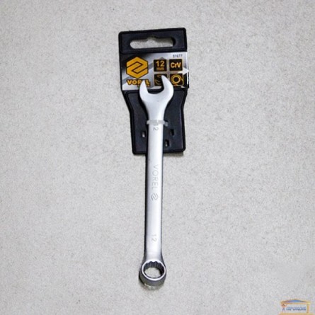 Изображение Ключ рожково-накидной М 12мм Cr-V 51677 купить в procom.ua - изображение 1