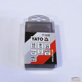 Зображення Насадка на викрутку YATO Т20квадрат. L = 25мм YT-78143 купити в procom.ua