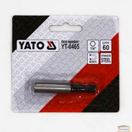 Зображення Тримач магнітний Yato 1/4 L = 60мм YT-0465 купити в procom.ua - зображення 2