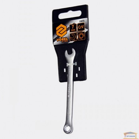 Зображення Ключ рожково-накидний М 8мм Cr-V 51673 купити в procom.ua - зображення 1