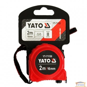 Зображення Рулетка YATO 16мм, 2м  YT-71150 купити в procom.ua