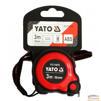 Изображение Рулетка YATO 16мм, 3м  YT-71075 купить в procom.ua