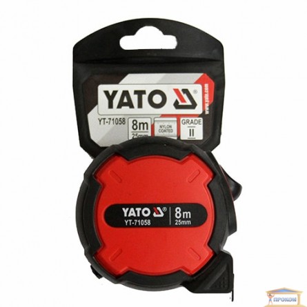 Изображение Рулетка YATO 25мм, 8м  YT-71058 купить в procom.ua - изображение 1