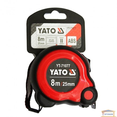 Зображення Рулетка YATO 25мм, 8м  YT-71077 купити в procom.ua - зображення 1
