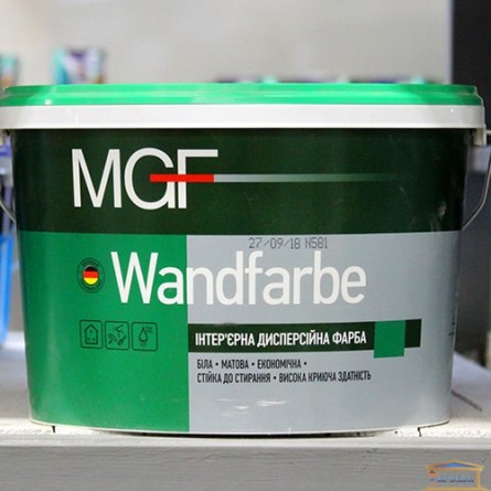 Изображение Краска водоэмульсионная матовая  М-1а  MGF 10 л купить в procom.ua - изображение 1