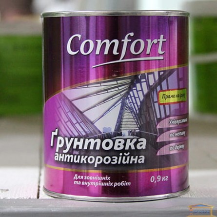 Зображення Грунт ГФ-021 Комфорт сіра 0,9 кг купити в procom.ua - зображення 1