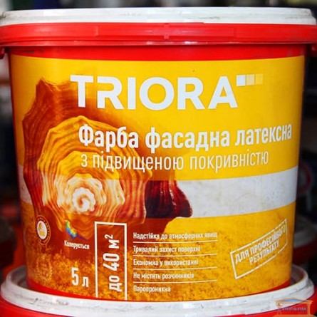 Изображение Краска фасадная латексная НТ Триора 5л купить в procom.ua - изображение 1