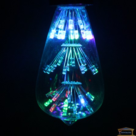 Зображення Лампа дизайнерська LED ST64-SSB-HTD*146 3w RGB купити в procom.ua - зображення 1