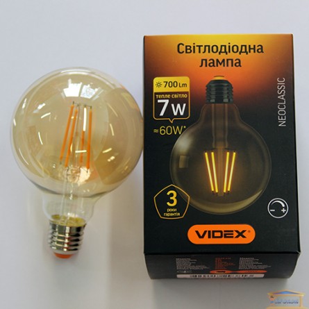 Изображение Лампа Эдисона G-95 LED  7W E27 2200 K диммерная Filament купить в procom.ua - изображение 1