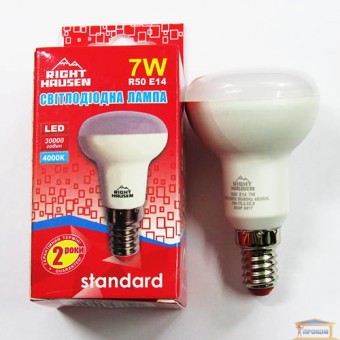 Зображення Лампа LED Right Hausen R50 7W E14 4000K (HN-153020) купити в procom.ua