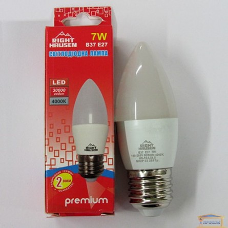 Изображение Лампа LED Right Hausen CB 7w E27 4000К (HN-154040) купить в procom.ua - изображение 1