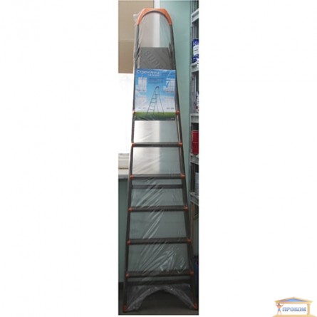 Изображение Лестница стремянка на  7 ступеней плоскоов. профиль 70-137 купить в procom.ua - изображение 1