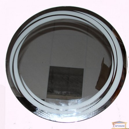 Зображення Дзеркало ЛК-2 Д-70 коло зі світлодіодним підсвічуванням купити в procom.ua - зображення 1