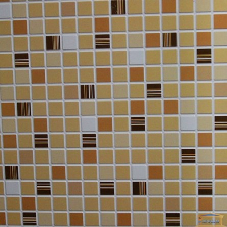 Зображення ПВХ панель Мозаїка кава коричнева 956 * 480 мм купити в procom.ua - зображення 1