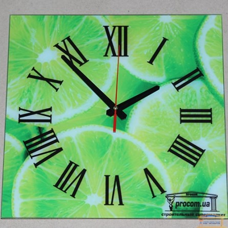 Зображення Годинник лимон з фірмовим логотипом 30 * 30 купити в procom.ua - зображення 1