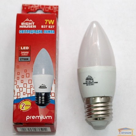 Зображення Лампа LED Right Hausen СВ 7W E27 2700K (HN-154041) купити в procom.ua - зображення 1
