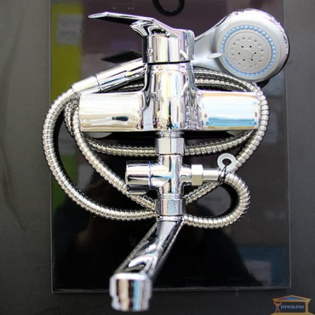 Зображення Змішувач для ванни однорукий TROYA EDN6-A183 пл. гусак купити в procom.ua - зображення 2