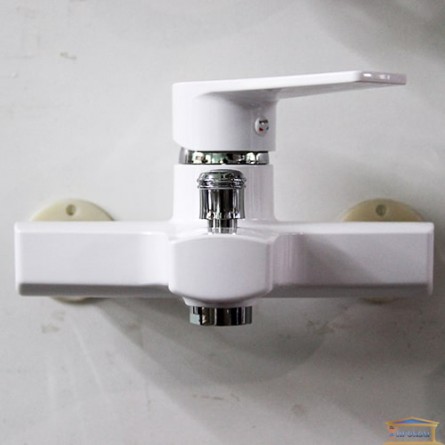 Зображення Змішувач для ванни PLAMIX Oscar-009 White (без шлангу) купити в procom.ua - зображення 1