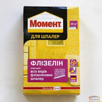 Зображення Клей для шпалер Момент Флізелін 250г купити в procom.ua