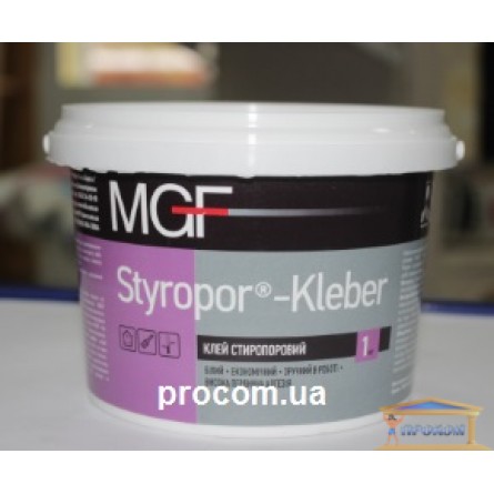 Зображення Клей для пенополистирола стиропоровый MGF M18 1кг. купити в procom.ua - зображення 1