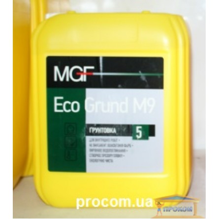 Изображение Грунтовка MGF Eco Grund M9 5л купить в procom.ua - изображение 1