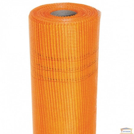 Изображение Сетка штукатурная М-160 (1 рулон=45 кв.м, ячейка 5*5 мм) стекловолокно оранж купить в procom.ua - изображение 1
