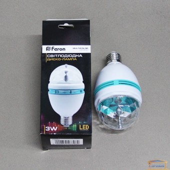 Изображение Лампа LED Feron LB-800 E27 3w disko lamp купить в procom.ua
