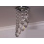 Зображення Точковий світильник з кришталевими підвісками 6016 B CH-CA купити в procom.ua - зображення 6