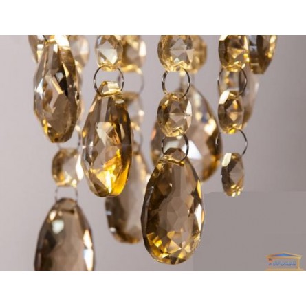 Зображення Точковий світильник з підвісками із кришталю кольору шампань 6019 D GD-SP купити в procom.ua - зображення 4