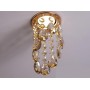 Изображение Точечный светильник с подвесками из хрусталя цвета шампань 6019 D GD-SP купить в procom.ua - изображение 6