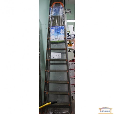Изображение Лестница стремянка на  8 ступеней плоскоов. профиль 70-138 купить в procom.ua - изображение 2
